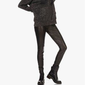Spanx Faux Leather-Like Ankle Skinny Pants